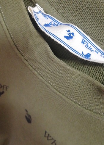 Erkek Haki Sweatshirt Uzun Kollu Rahat Kesim - Görsel 2