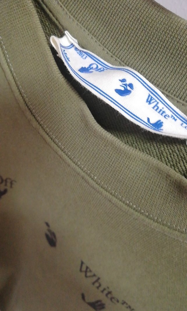 Erkek Haki Sweatshirt Uzun Kollu Rahat Kesim - Görsel 2