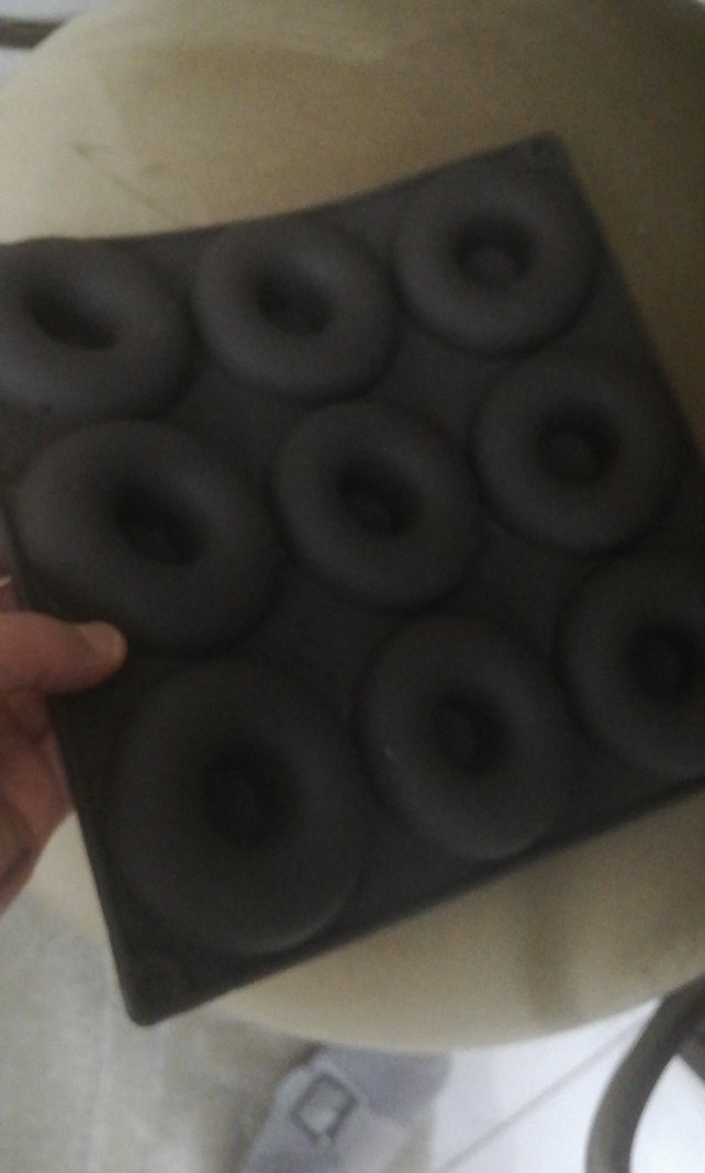 Siyah 9'lu Donut Kek Kalıbı - Görsel 2