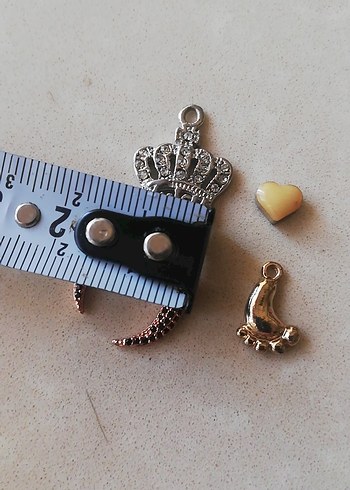 Accessorize Altın Renkli Bohem Payetli Kadın Charm Seti