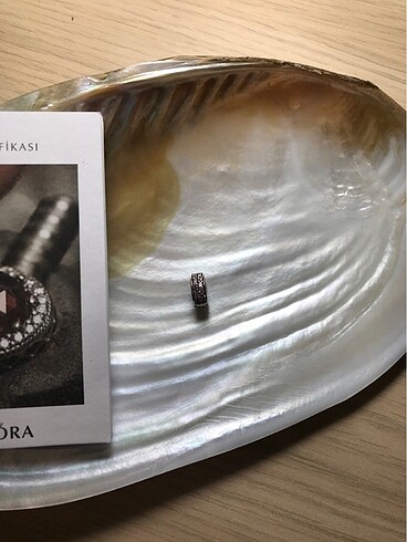 Pandora pembe taşlı kilit orjinal