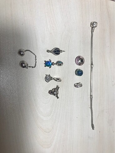 Pandora charm bileklik orjinal