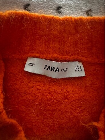 Zara Orjinal Zara Kalın Kazak