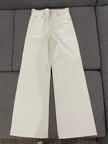 Zara beyaz wide leg pant