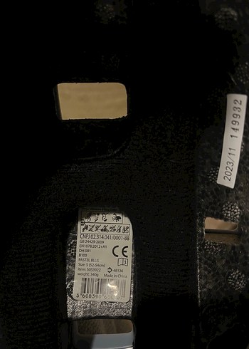 BTWIN Çocuk Kaskı - Pastel Mavi B100 - Görsel 4