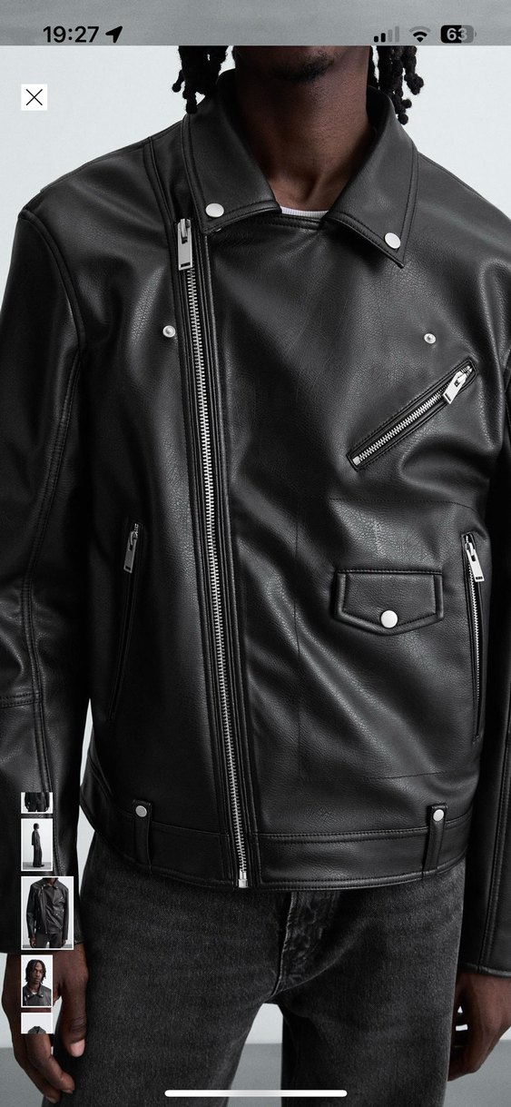 Suni deri bilet ceket - Görsel 2