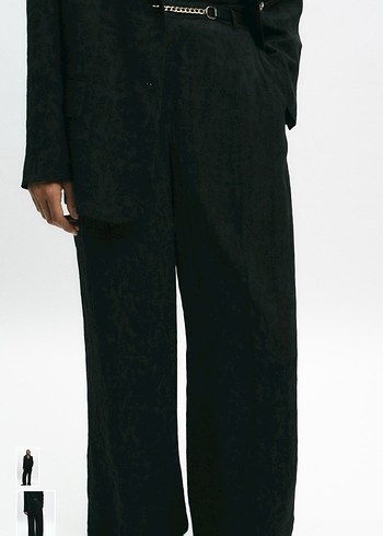 Zara jakarlı pantolon - Görsel 3
