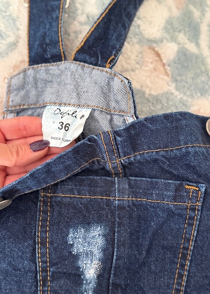 Kot Salopet Elbise - Görsel 2