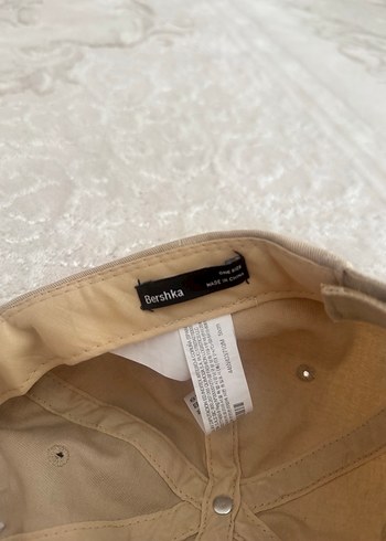 Bershka Bej Pamuklu Spor Şapka