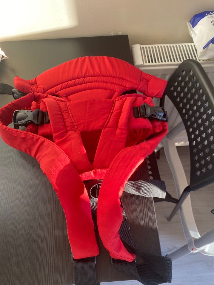 BabyCo Kırmızı Bebek Kanguru - Görsel 3