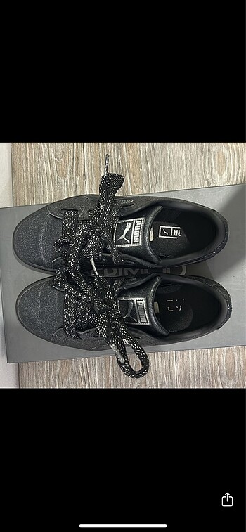 37 Beden siyah Renk Puma basket simli
