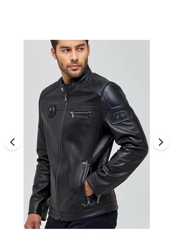 xxl Beden siyah Renk Siyah Deri Biker Ceket, Tokalı, Normal Boy