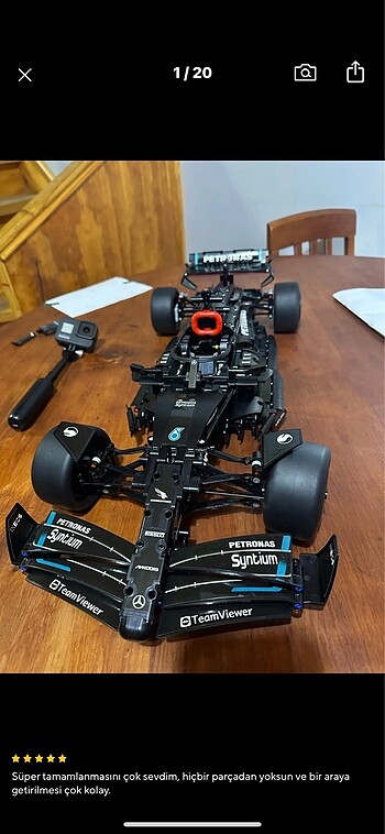 Mercedes Amg F1 Lego 42171 W14E Bire bir replikası sıfırdır amba