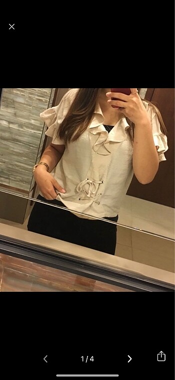 Volanlı bluz
