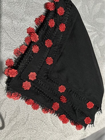 Çarkı felek motifli düz renk yazma