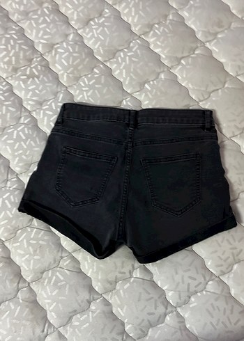 Siyah Mini Şort - Görsel 4