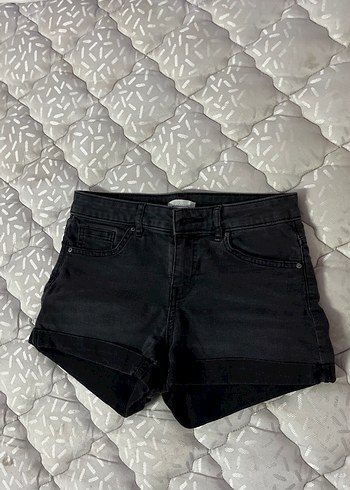 Siyah Mini Şort - Görsel 3