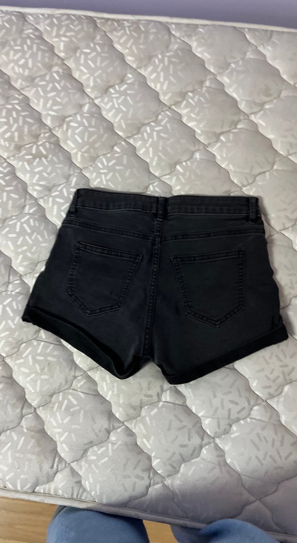 Siyah Mini Şort - Görsel 4
