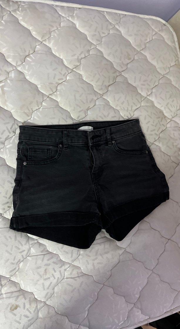 Siyah Mini Şort - Görsel 2