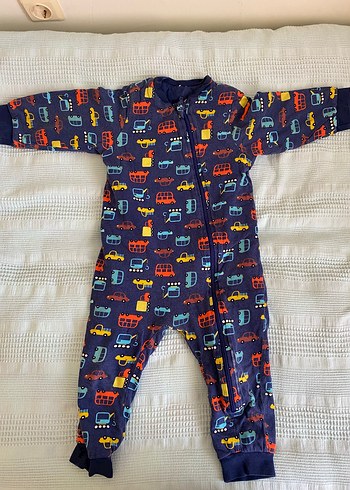 Çocuk Fermuarlı Renkli Uzun Kollu Pijama