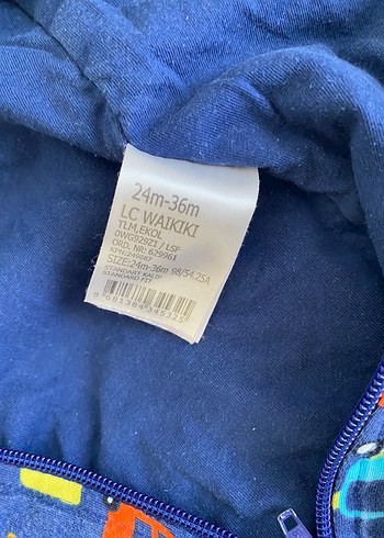 LC Waikiki Çocuk Fermuarlı Renkli Uzun Kollu Pijama