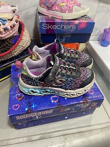 30 Beden çeşitli Renk Skechers spor ayakkabı 30 numara