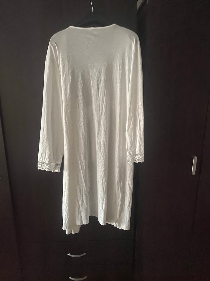 Uzun Kollu Bohem Midi Kadın Sabahlık - Görsel 2