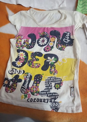 Kız Çocuk Pembe Kısa Kollu Tişört - Görsel 6