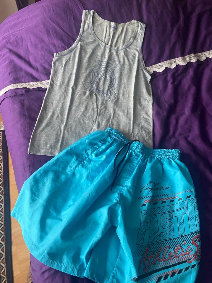 Mavi Atletik Mini Erkek Deniz Şortu - Görsel 3