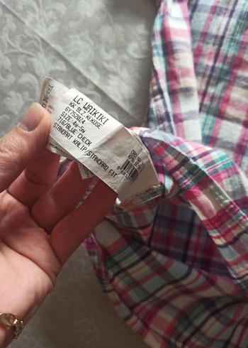 Renkli Düğmeli Kısa Kollu Kız Gömlek - Görsel 4