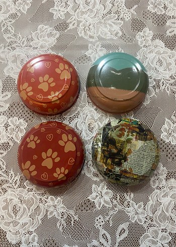 Renkli Kedi Desenli Mama Kabı - Görsel 3