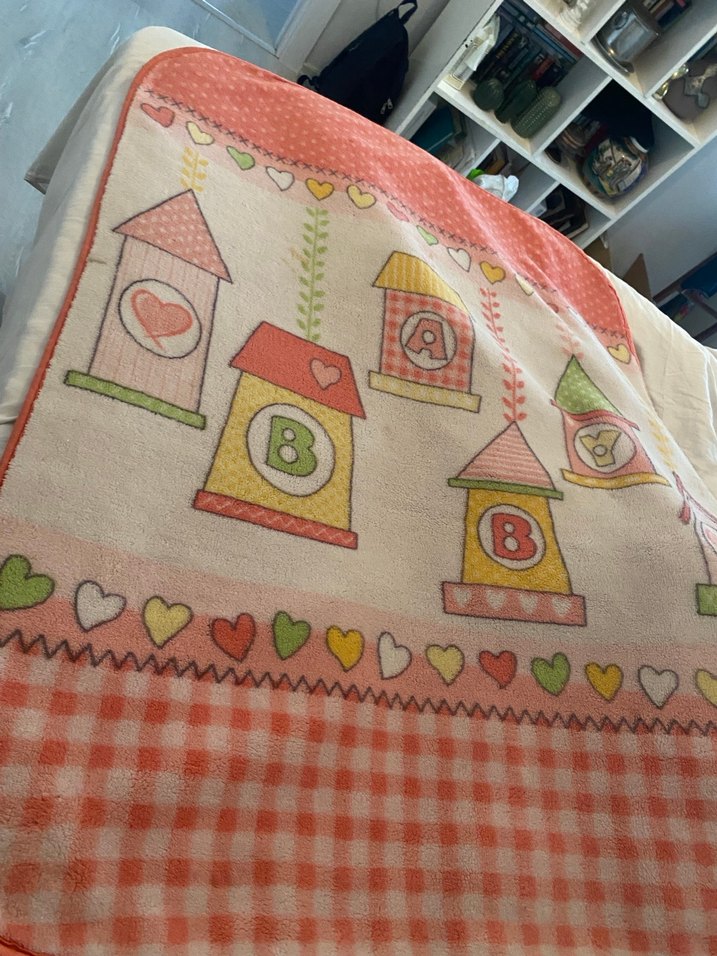 Pembe Ekoseli Bebek Battaniyesi - Görsel 3