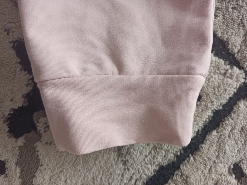 Baskılı Kemerli Pembe Kız Eşofman Altı - Görsel 5