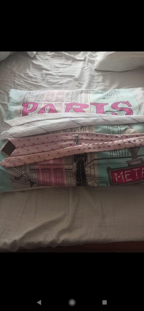 Mavi gri çizgili Pastel Erkek çocuk Kravat - Görsel 4