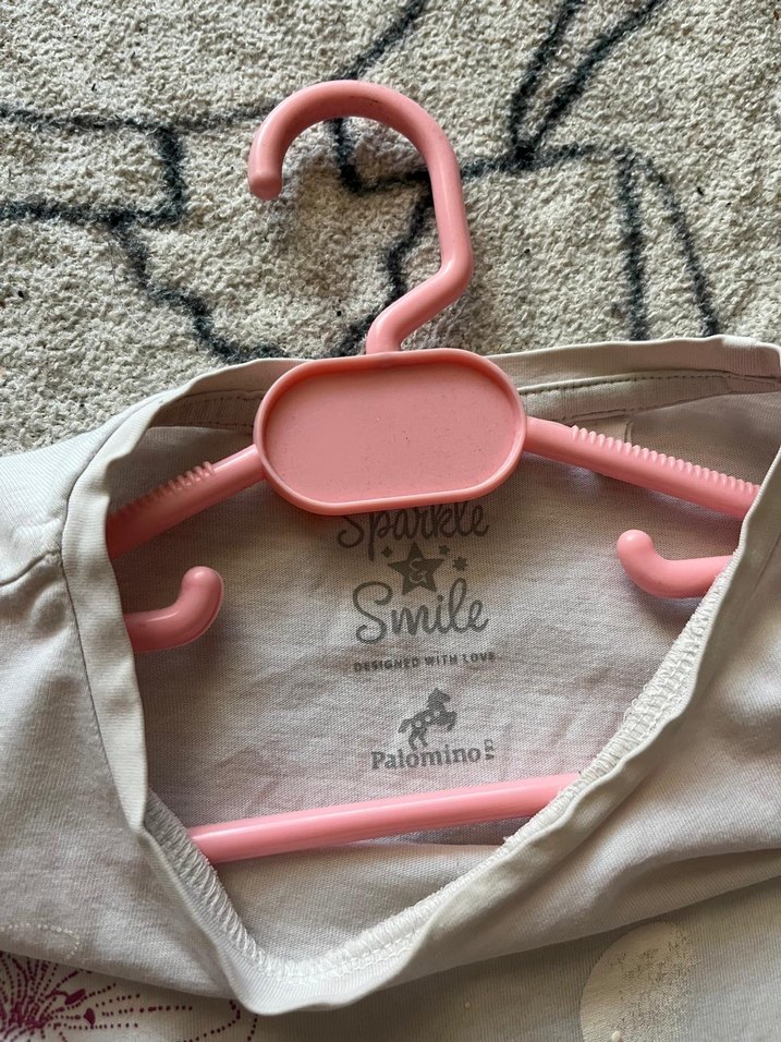 Beyaz Baskılı Uzun Kollu Kız Tişörtü - Görsel 4