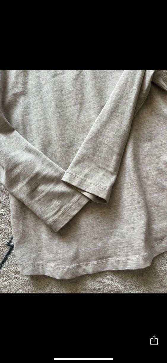 Bej Uzun Kollu tshirt - Görsel 3