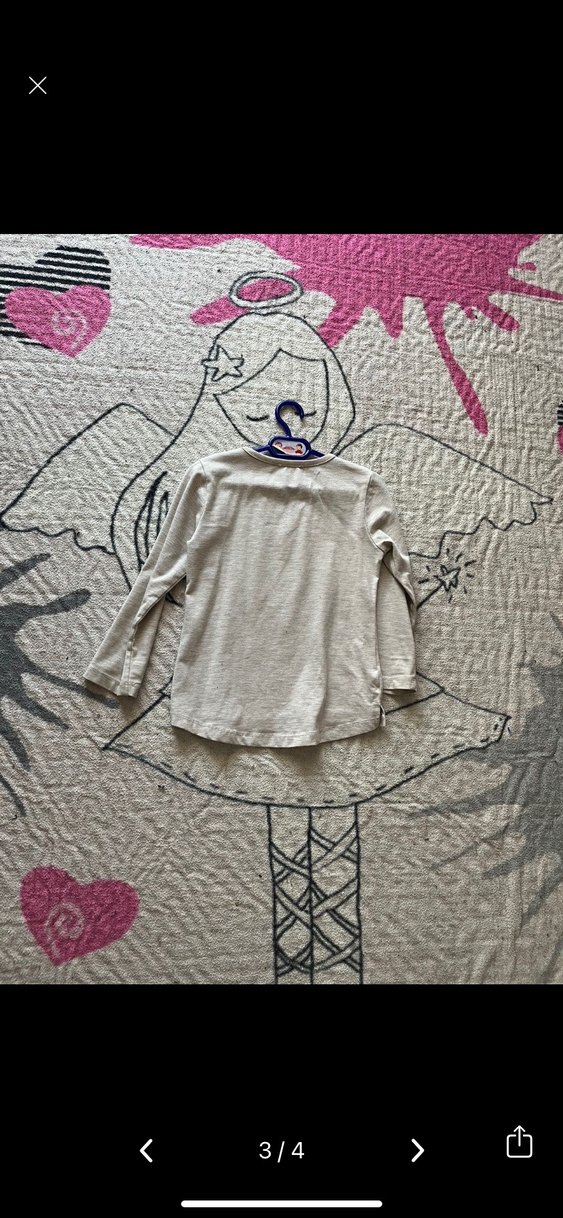 Bej Uzun Kollu tshirt - Görsel 4