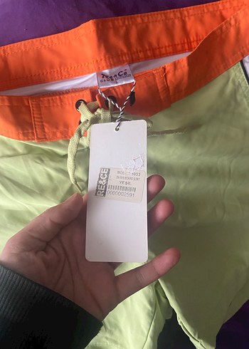 Yeşil Kemerli Mini Şort - Görsel 3