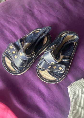 Bebek Kot İlk Adım Ayakkabısı Velcro - Görsel 15