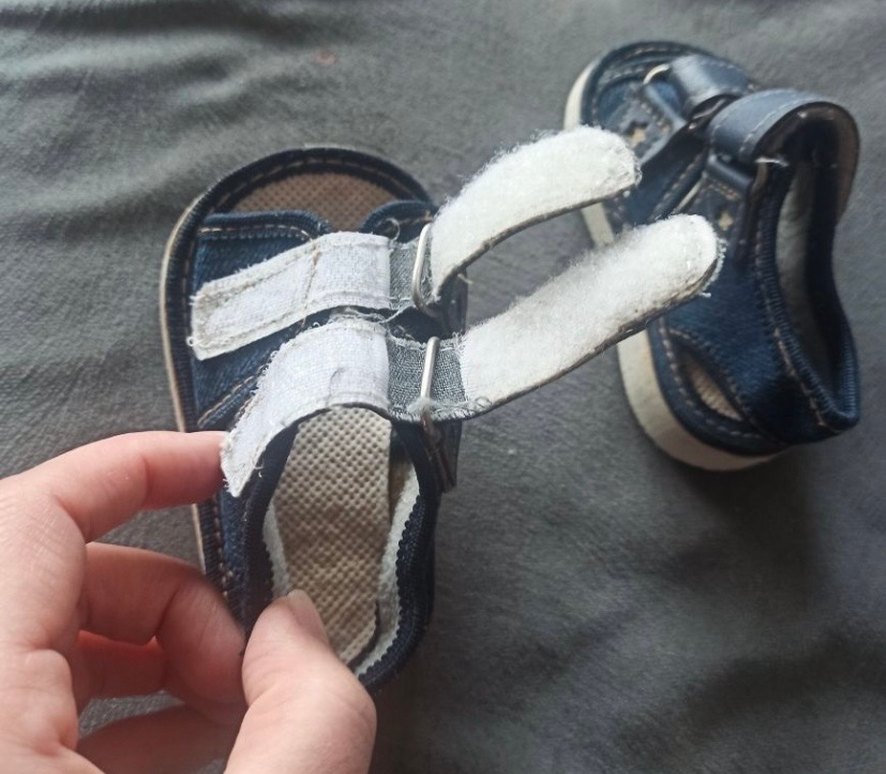 Bebek Kot İlk Adım Ayakkabısı Velcro - Görsel 2