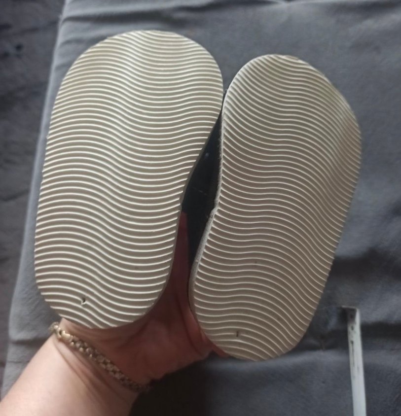 Bebek Kot İlk Adım Ayakkabısı Velcro - Görsel 3