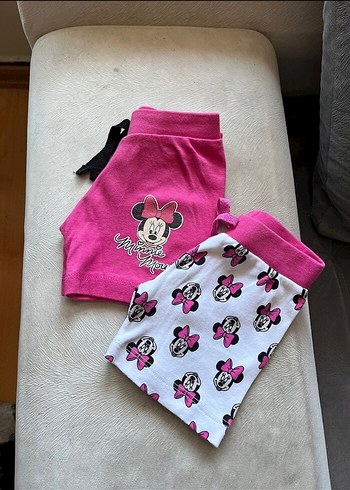 Minimaus desenli bebek şortu - Görsel 5