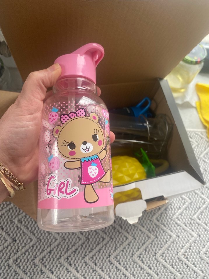 Pembe Ayıcık Desenli Çocuk Suluk - Görsel 2