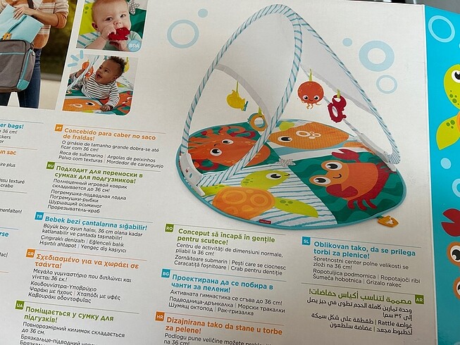  Beden Renk Fisher price oyun halısı