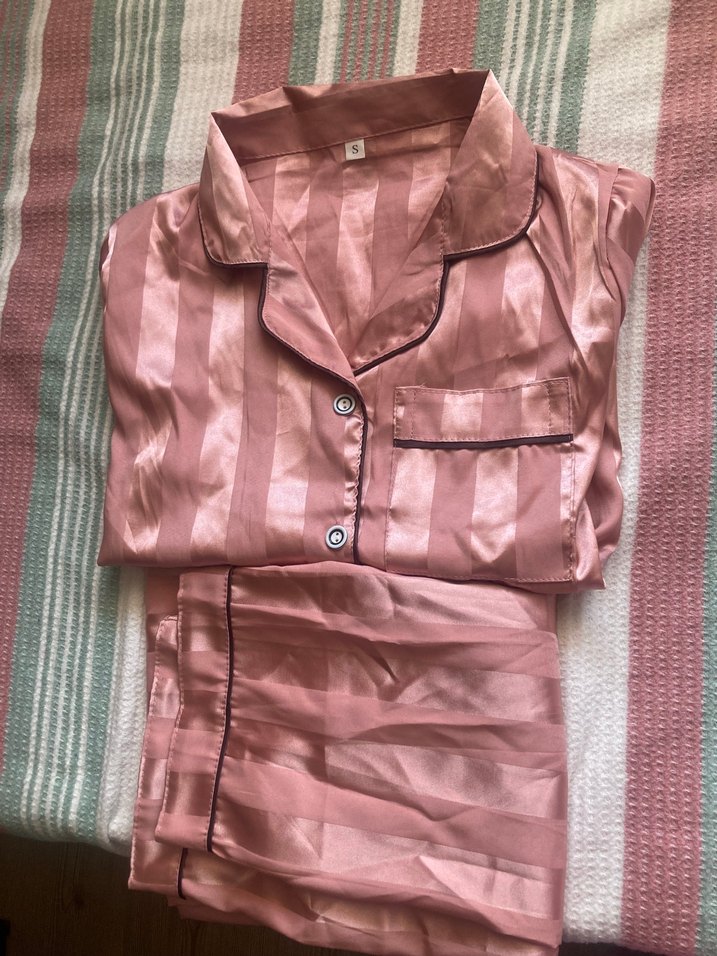 Saten Pijama Takımı - Görsel 3