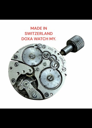 MADE IN SWITZERLAND DOXA WATCH MY. MEKANİK KURMALI