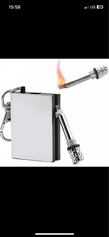 Benzinli Çakmak Zippo Benziniyle Çalışan Çakmağı Gazlı Metal Kib