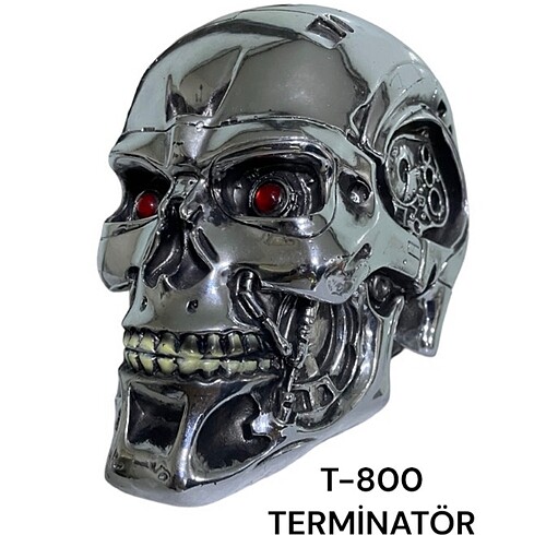 T-800 SİLVER TERMİNATÖR KAFATASI