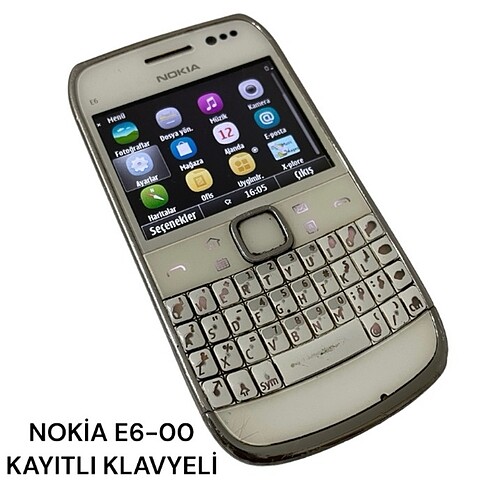 NOKİA E6-00 KLAVYELİ KAYITLI CEP TELEFON HATTINI TAK KULLAN TAV