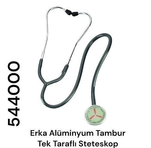 Erka 544000 Alüminyum Tambur Tek Taraflı Steteskop